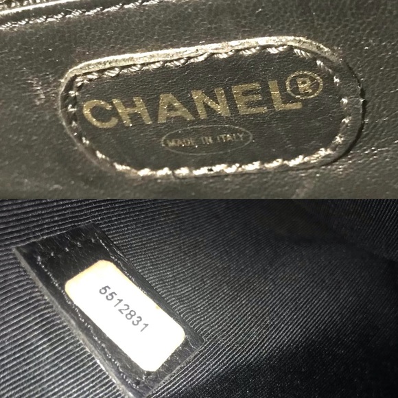 Rare Chanel Vintage Caviar Shoulder Bag - Authentic Black Leather - Picture 11 of 16